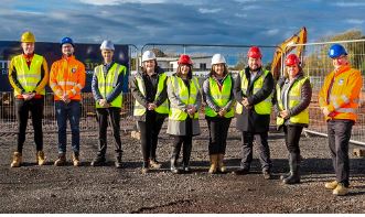 Trebor Developments begin construction of new DHL depot at Hortonwood site